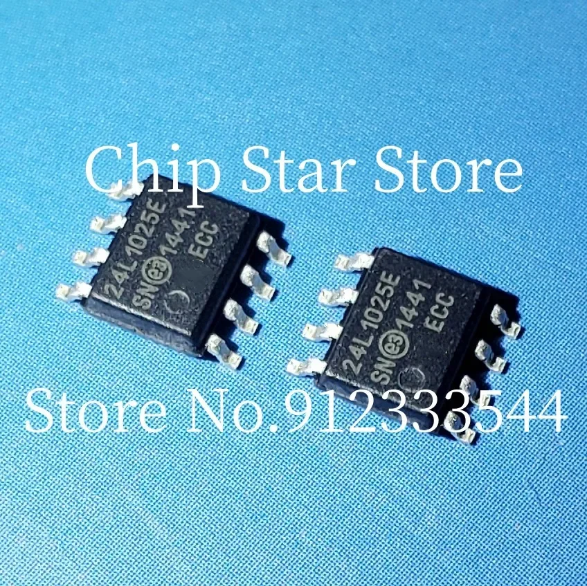 2-50pcs  24LC1025-E/SN 24LC1025T-E/SN 24LC1025 SOIC8 EEPROM 100%New And Original