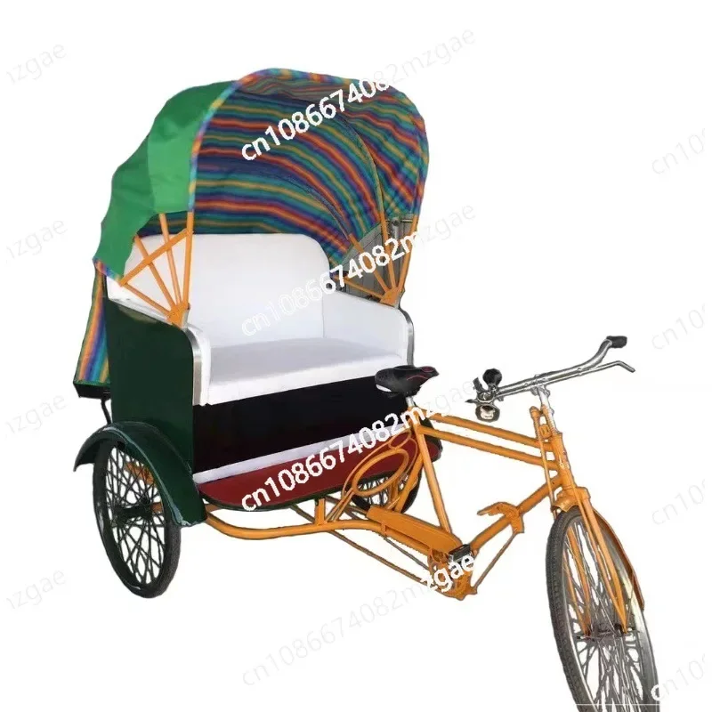 

Sell The Old Shanghai Electric Manpower Retro Manpower Tricycle Rickshaw Scenic Photography Tourism Wedding Car
