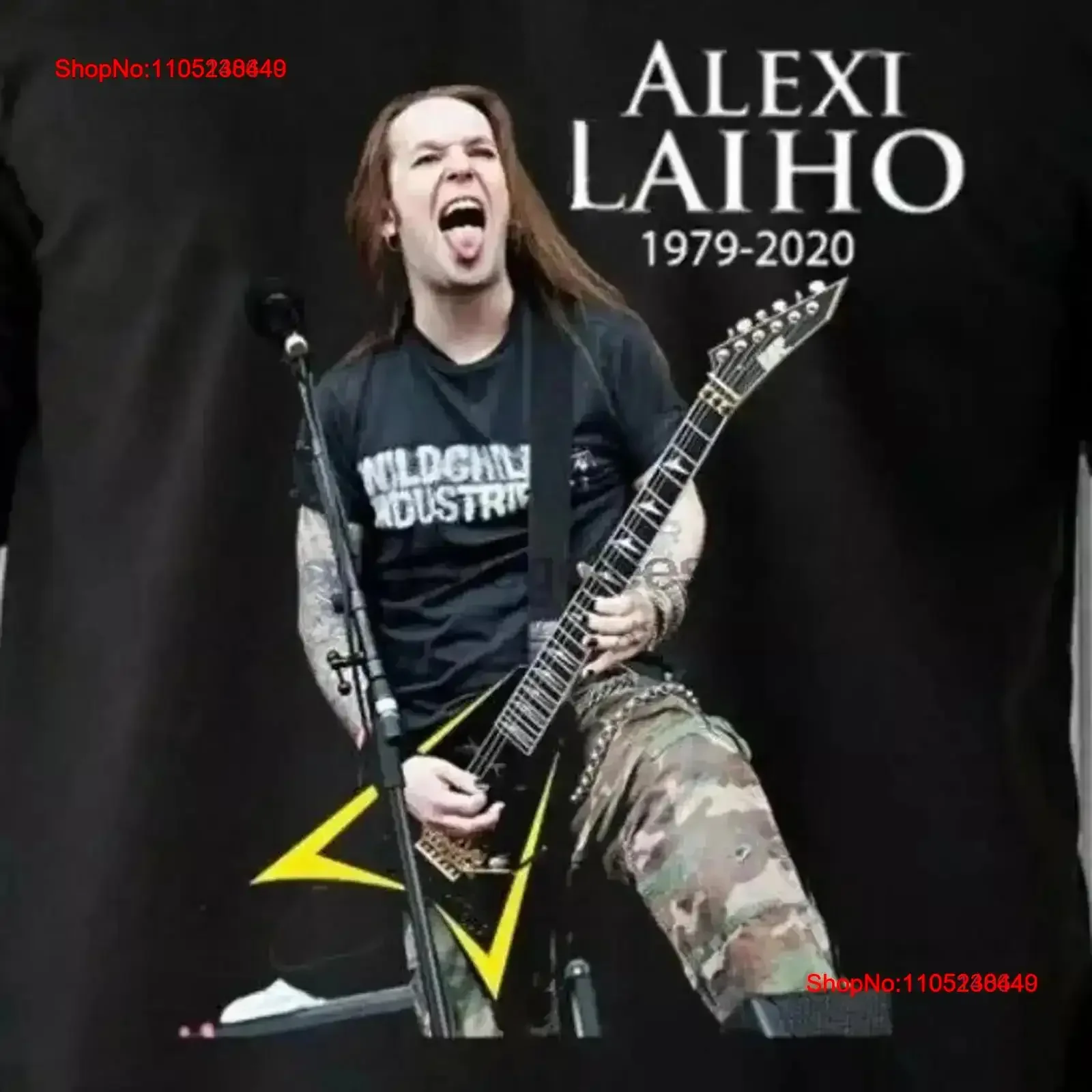 Alexi Laiho Memories Concert T shirt Black All Sizes S 5XL 1U73 webp vintage Washed Versatile Comfortable graphic Soft Slightly