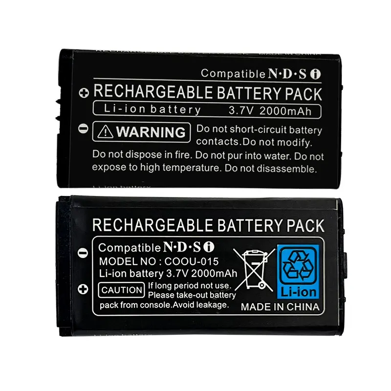 TWL-003 TWL 003 Rechargeable Battery 3.7V 2000mAh TWL003 Lithium Battery Pack For Nintendo Ndsi Game Console Built-in Batteries