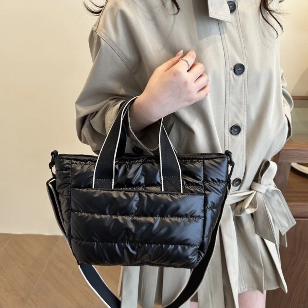 

Вместительная сумка-тоут из хлопка с множеством карманов, легкая, нейлоновая, универсальная, на плечо