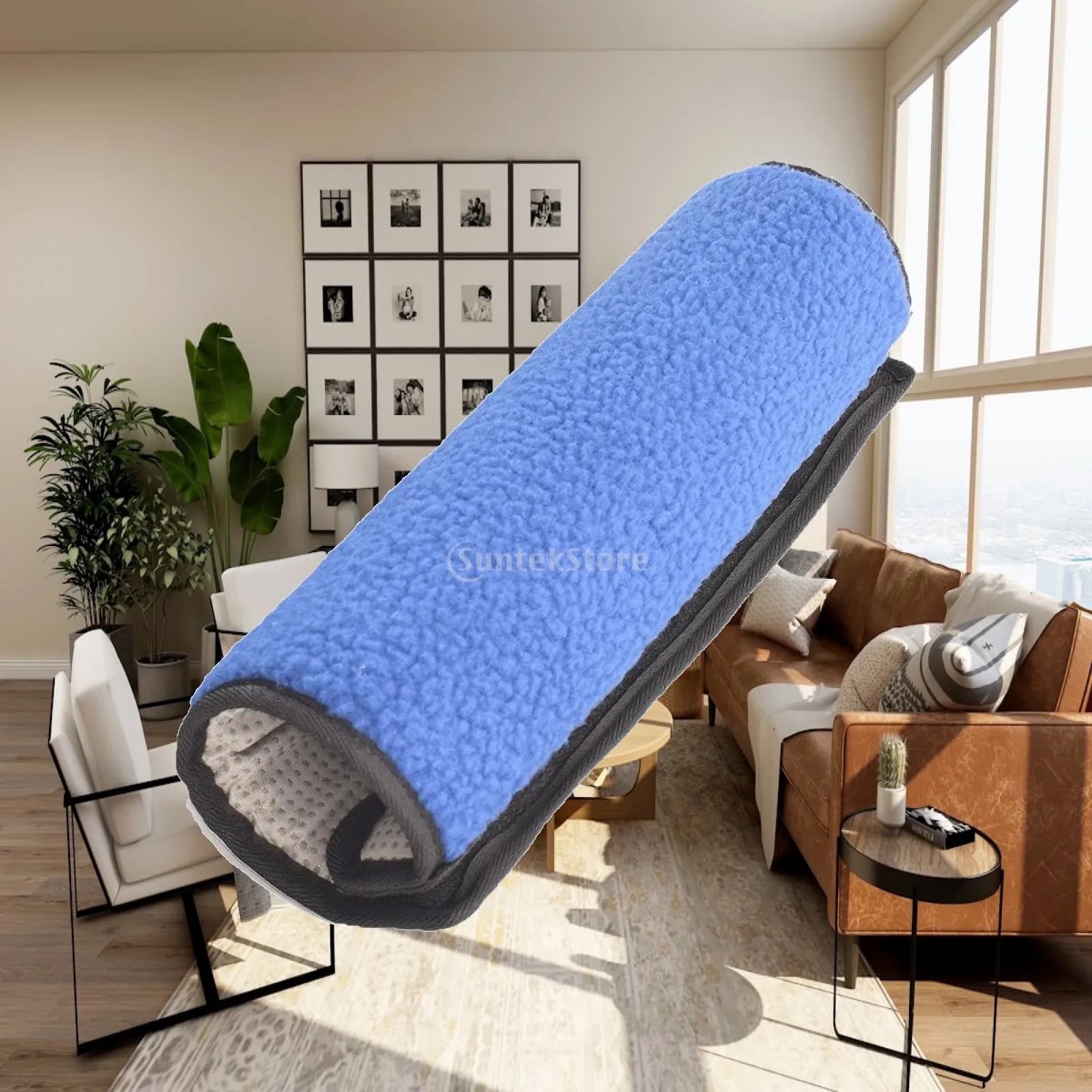 Comfortable Armrest Pad Short Plush Cover Cushion for Arm Protection for Daily Seating Support