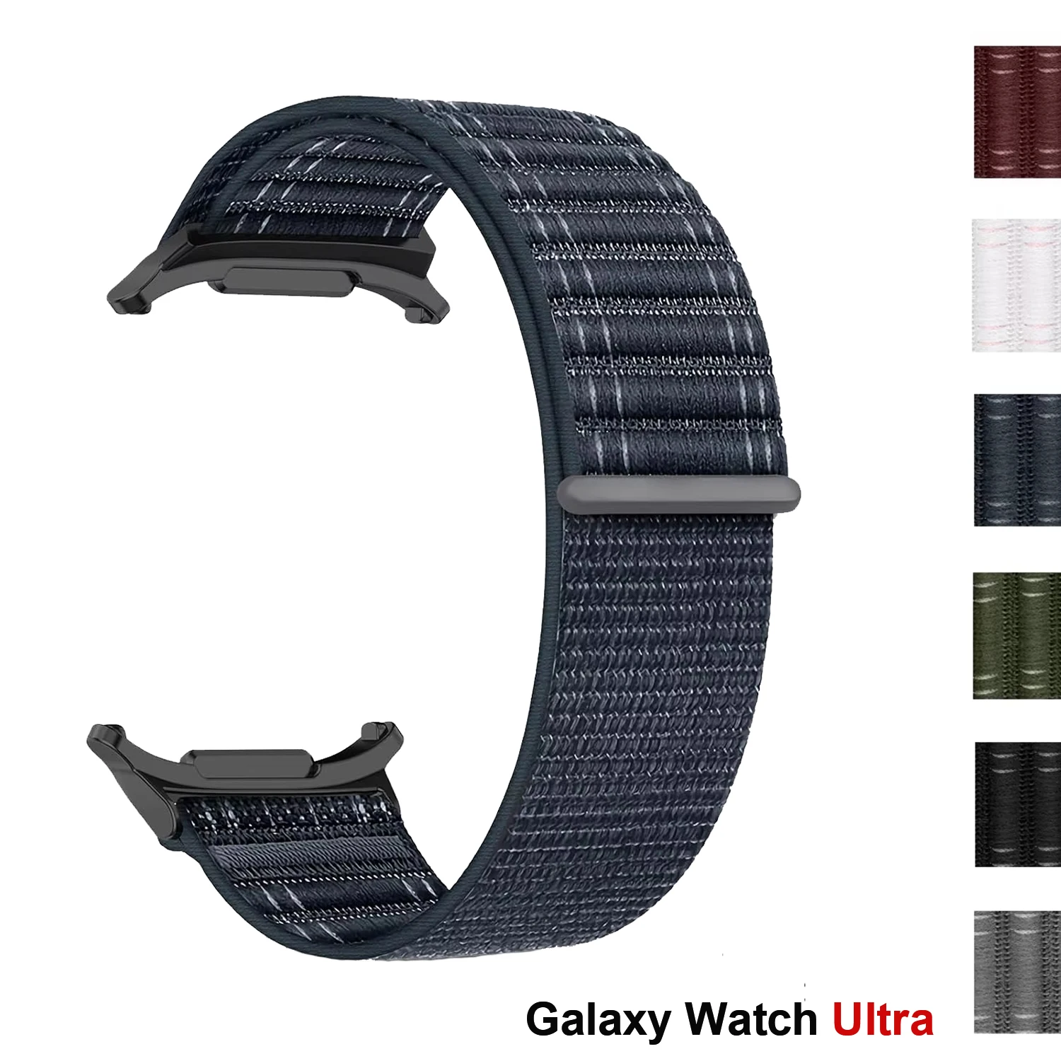 Nylon Loop for Samsung Galaxy Watch Ultra 2 Strap 47mm Accessories Sport Elastic Bracelet Correa Galaxy Watch Ultra 47mm Band