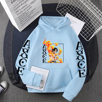 New One Piece anime Ace hoodie cross border fleece men's and women's outerwear hoodie