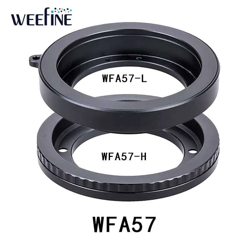 Weefine WFA57-L Lens Adapter Ring for WFL02 Wide Angle Lens  Scuba  Diving Magnetic Lens Adapter