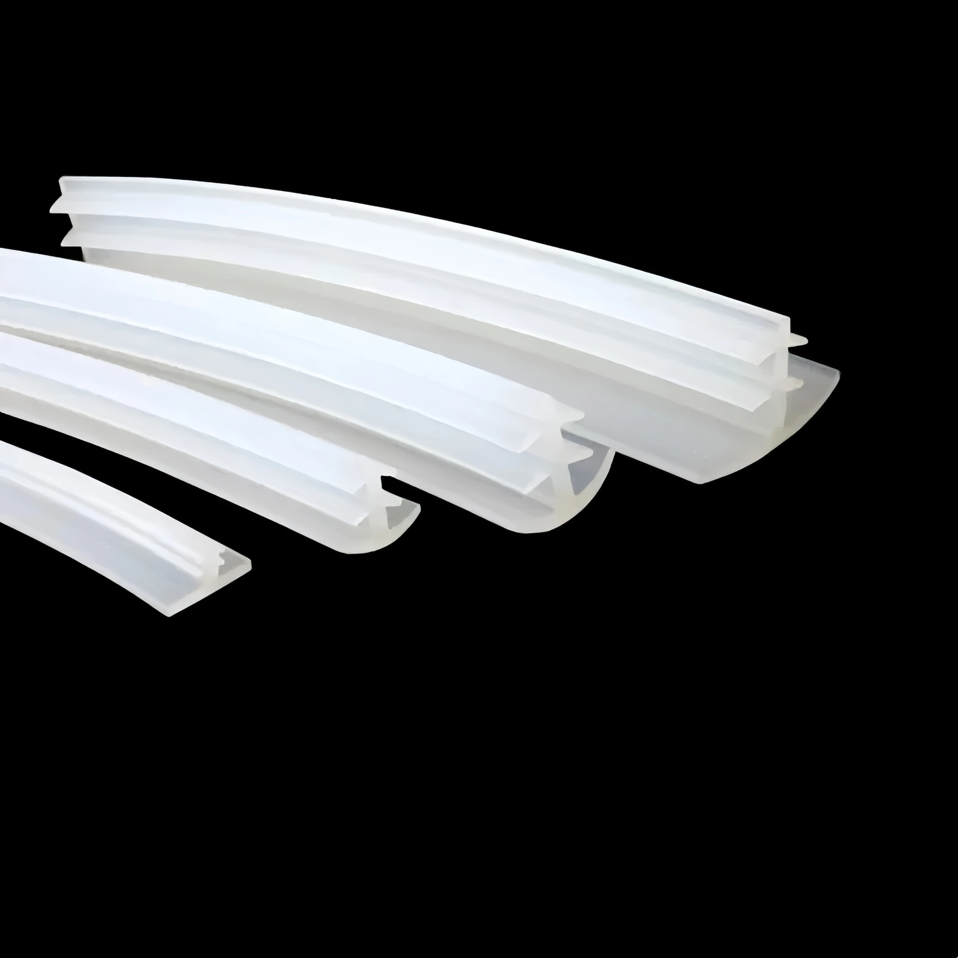 

Silicone T-Shape Sealing Strip,High-Temperature Resistant,Weatherproof Gap Cover for Doors, Windows,Solar,Equipment, Translucent