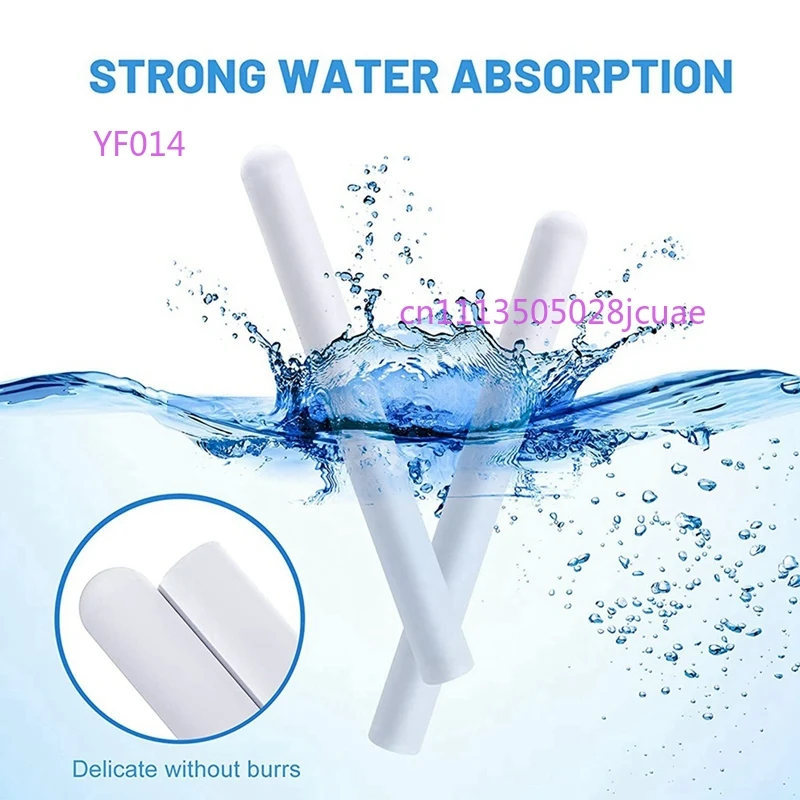 4Pc Drying Rod Stick Diatomite Moisture Absorbing Stick Clean Water Absorption Rod Diatomite Earth Desiccant For Laundry
