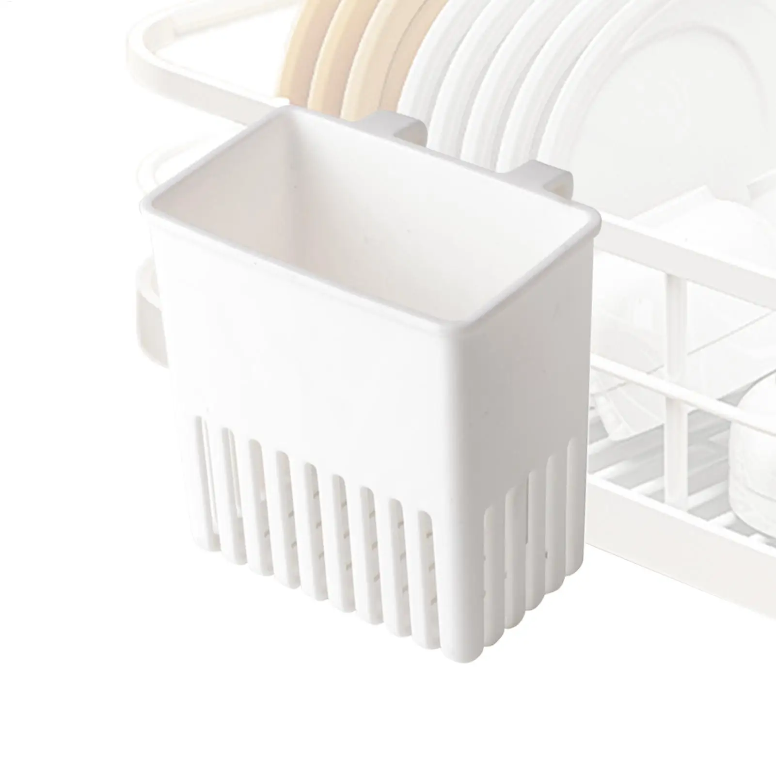 Cutlery Drying Rack Stainless Steel Silverware Drainer Holder with Removable Drip Tray Kitchen Countertop Organizer