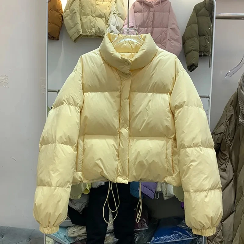

2025 New Women Warm Thicken Cotton Coat Women Winter Short Cotton Padded Jacket Korean Loose Short Parkas Coat Women Outwear
