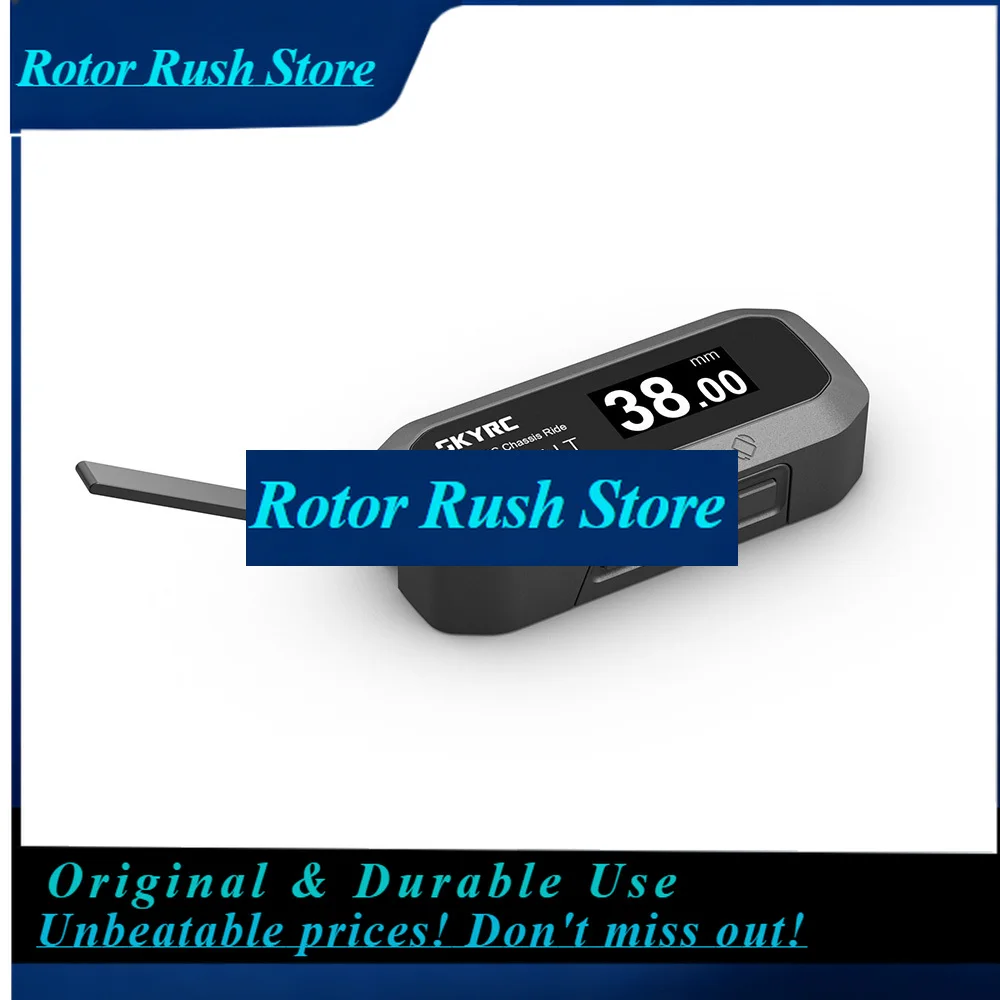RoRuSSkyRC Digital Rc Ride Height Gauge 2-38mm Measuring Range Unit Switching 180°Display Rotation For 1/24 1/14 1/12 1/10 1/8 R