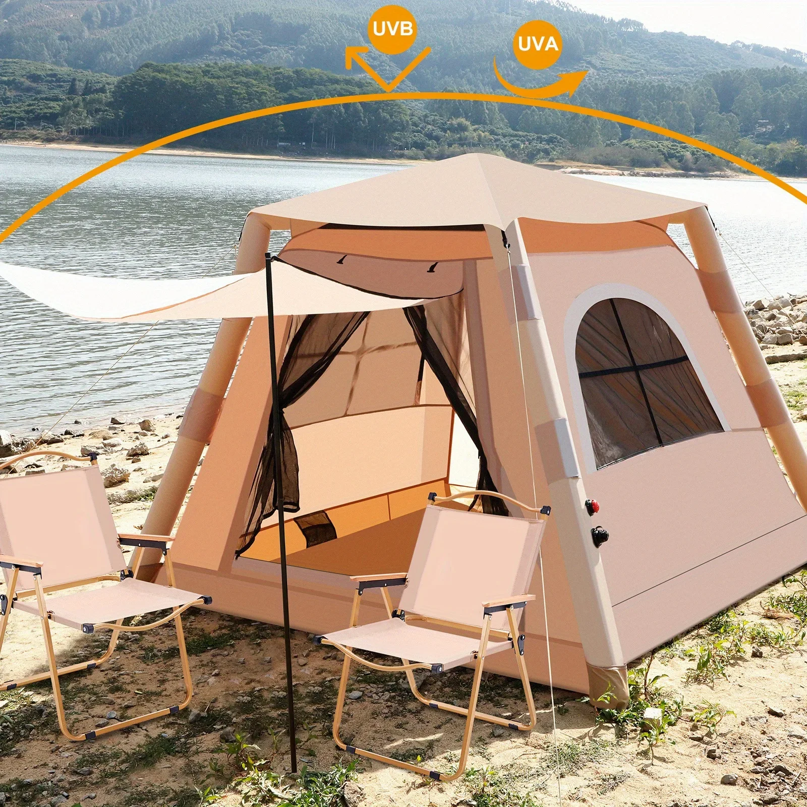PVC Inflatable Tent for Kids & Adults Oxford Cloth for Outdoor & Indoor Use Temporary Party Medical Advertising House