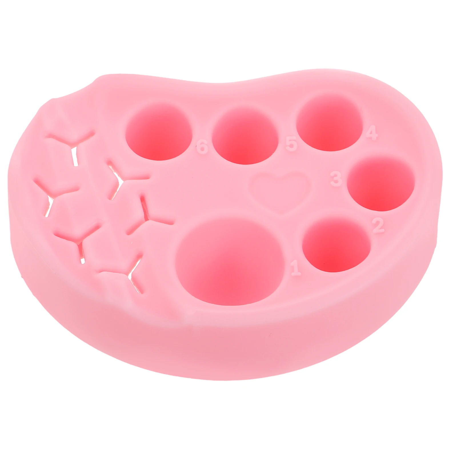 

Multifunctional Nail Palette Eyelash Tattoo Manicure Makeup Plate Silicone Gel Mixing Tool Color Nail Foundation