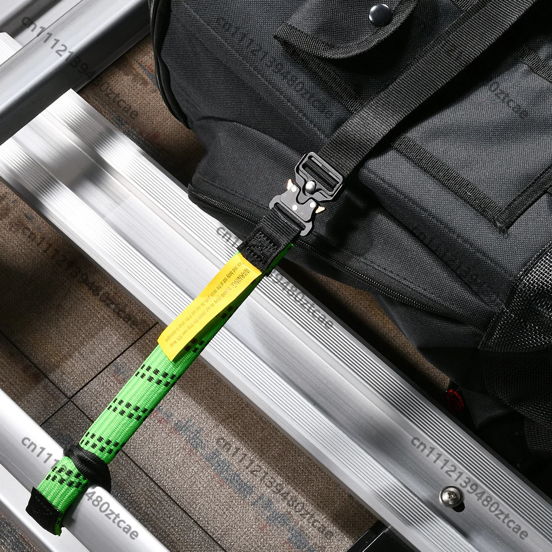 Solid Rubber Release Buckle Strap 220LBS 100KG Load Bearing Motorcycle Luggage Binding Belt Sports Cargo Fastening Belt