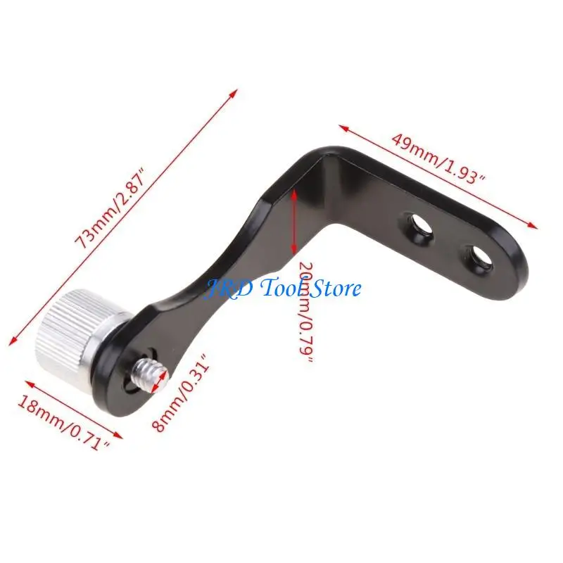 A2UD Universal Metal L Type Adapter Tripod Bracket สำหรับกล้องส่องทางไกลประเภทหลังคา
