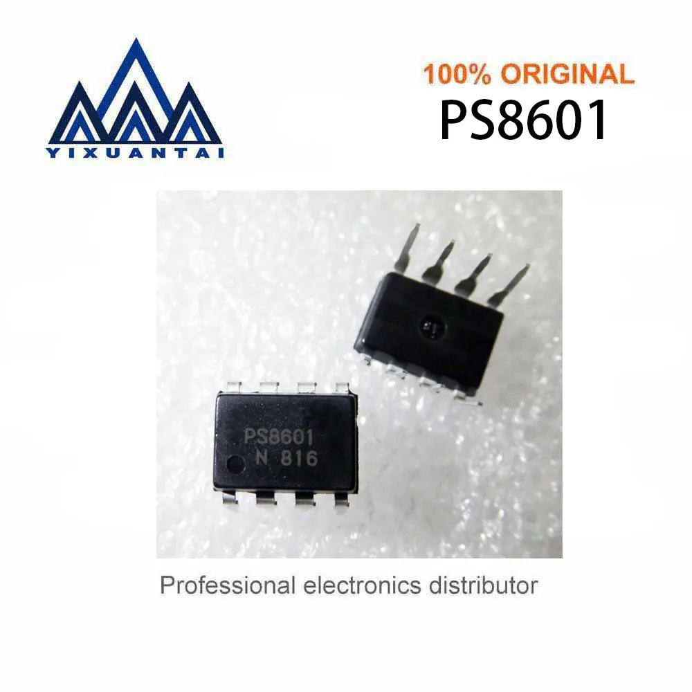 10pcs/Lot  PS8601  PS8601L-V-E3-A  PS8601L 【OPTOISO 5KV TRANS W/BASE 8DIP】New