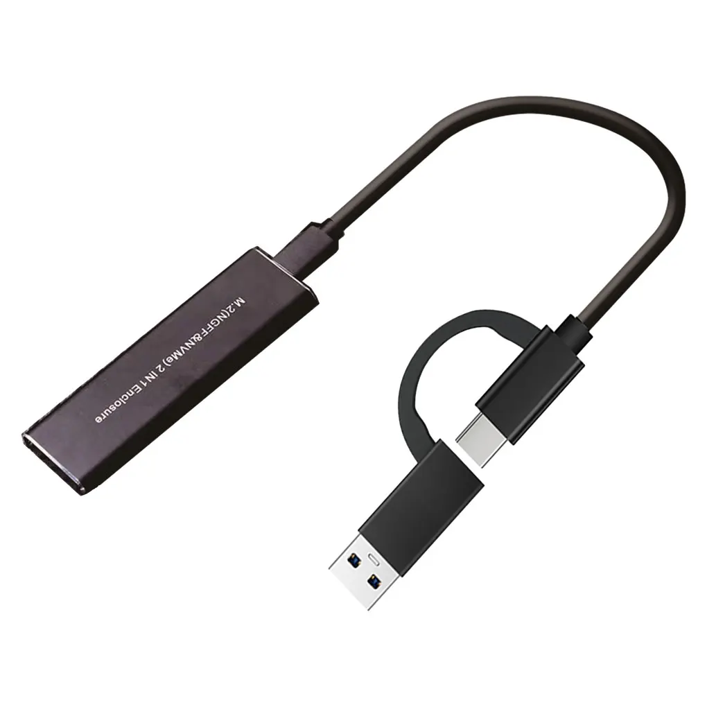 

M2 SSD Case Enclosure Adapter Disk HDD Box Computer Connector Silver