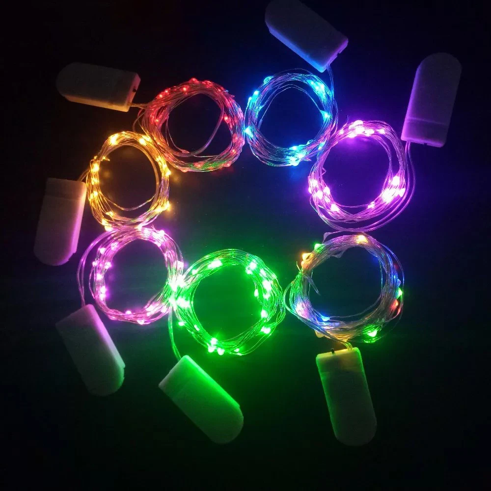 Led Copper Wire Fairy Lights Battery Powered LED String Lights Party Wedding Indoor Christmas Decoration Garland Lights