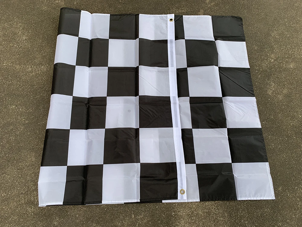 Z-ONE FLAG  3*5FT Racing Flag 90x150cm  high quality polyester double side hanging Racing checkered Flag