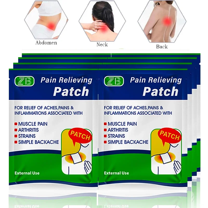 Patch médical à base de plantes pour les muscles endoloris, autocollants menthol auto-adhésifs, soins de santé, 15 pièces