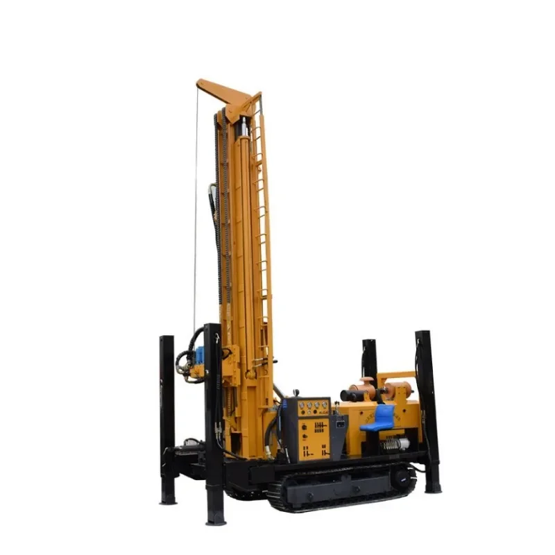 100m 180m 200m 300m 400m 500m 600m Diesel Portable Water Well Drill Rig for Well Pneumatic Water Well Drill Rig Air Compressor