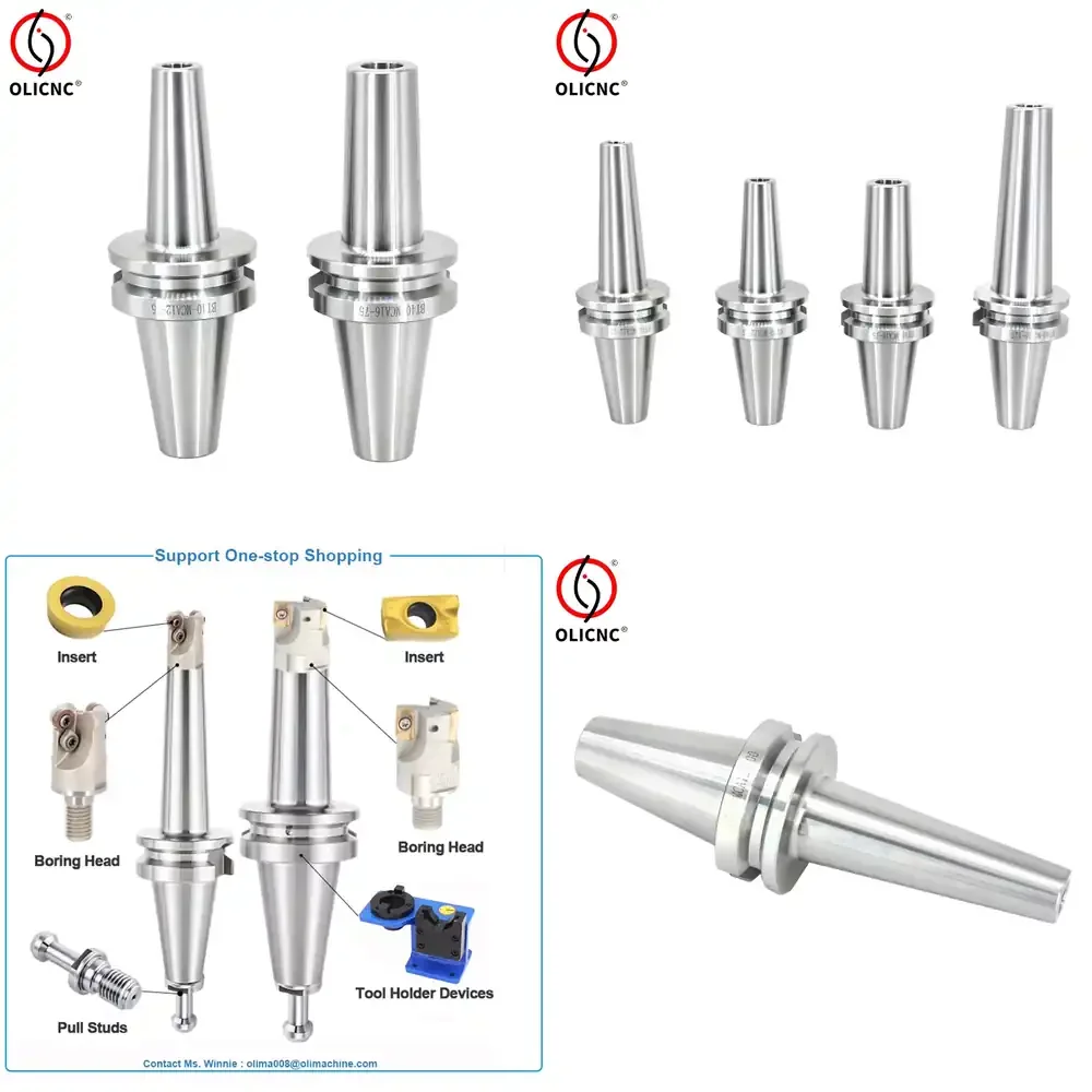

BT40-M16 Thread Locking Tool Holder for End Mill Head Threaded Tooth Tool Holder M8 M10 M14 M16 BT40 Thread Tool Holder