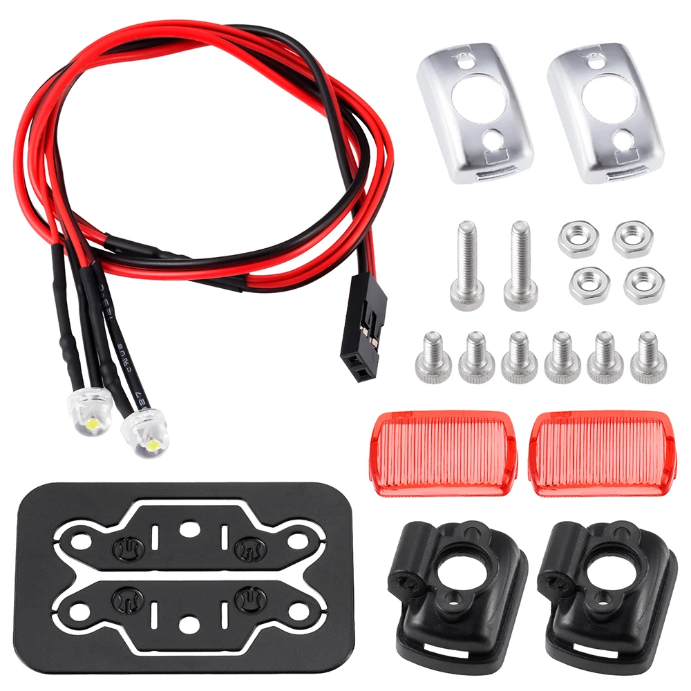 AXSPEED 1Set LED Lichter Scheinwerfer Scheinwerfer für TRX-4 TRX-6 Axial SCX10 90046 Wraith 1/10 RC Auto Dekoration Teile Zubehör – Detail 6