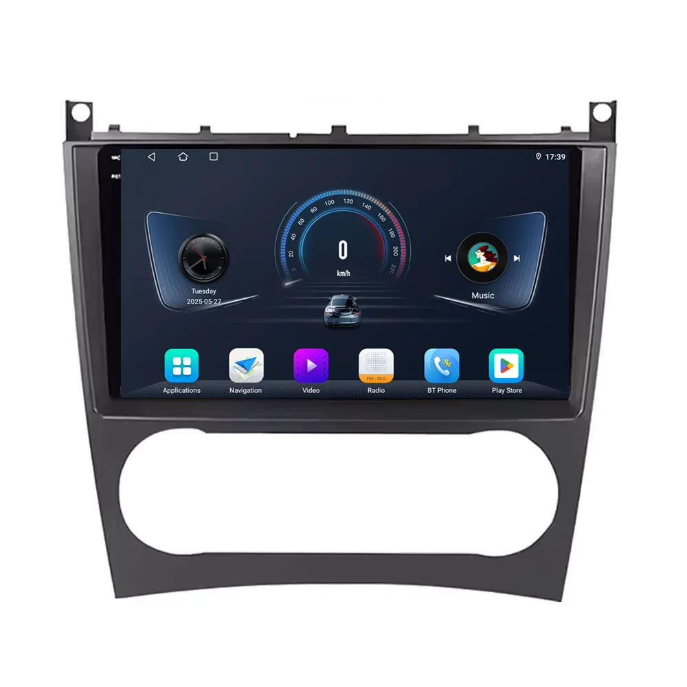 Car Radio Multimedia Player For Mercedes Benz C Class W203 C200C230 C240 C320 C350 CLK W209 A209 2004 -2011 Wireless CarPlay