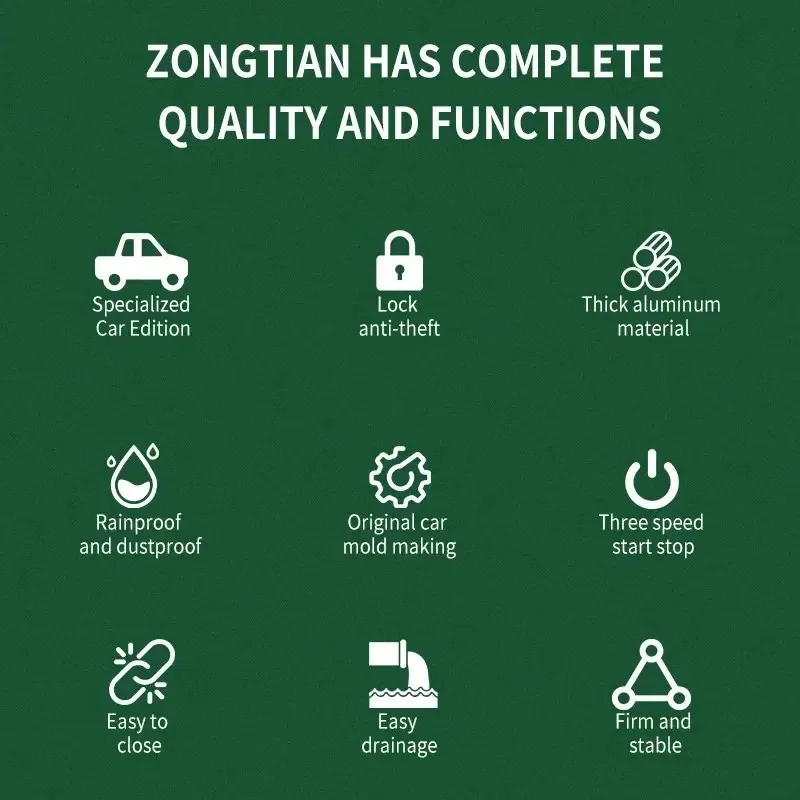 Factory Hot Sale Aluminum Alloy Retractle Roller Shutter Lid Tonneau Waterproof Ing Pickup Truck Bed Cover