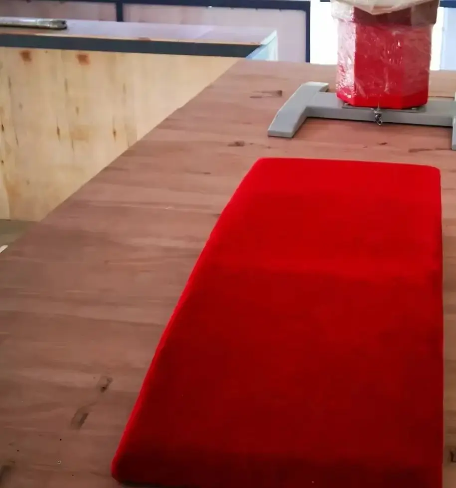 Competition Vaulting Table with Aluminum Alloy & Special Elastic Buffer Adjustable Height 95-135cm Cowhide Surface
