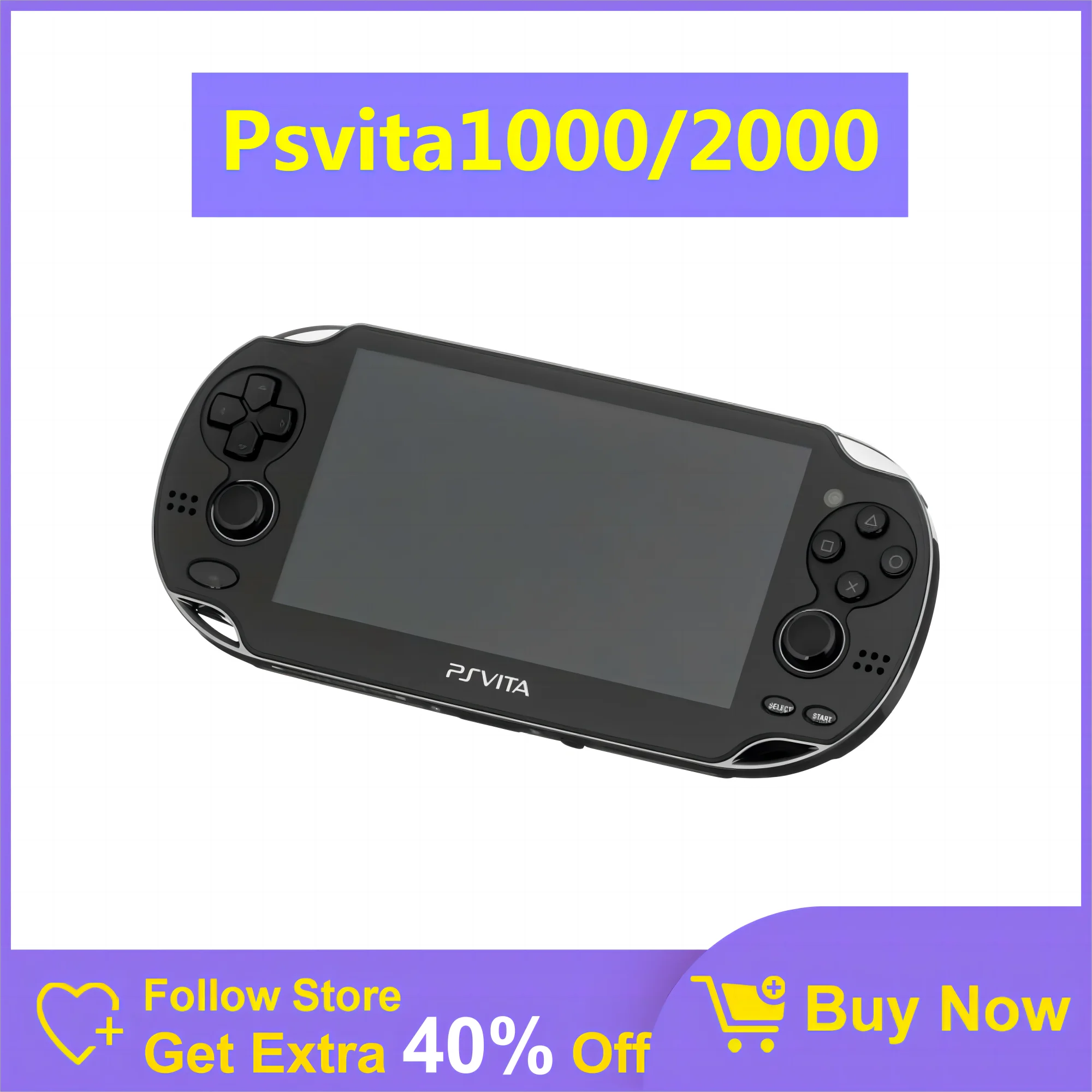 original PSVITA 1000/PSV2000 handheld game console comes with 32GB/64GB/128GB memory card and free gaming