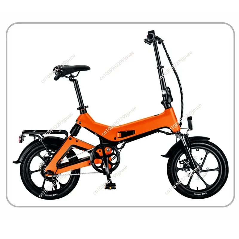 16 Inch Light Aluminum Frame Folding Commuter E-Bike Lithium Battery Powered Two Wheel Portable Electric Bicycle