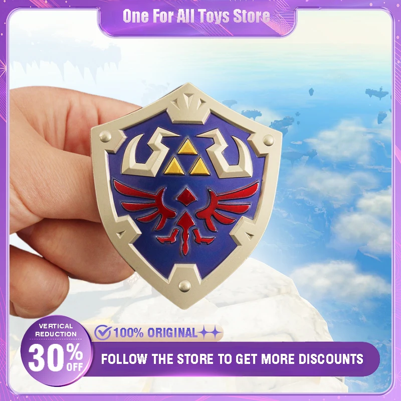 7cm The Hyrule Fantasy Anime Weapon Link Hylian Shield Guard's Swords Game Peripheral Metal Weapon Model Gifts Toys For Boys