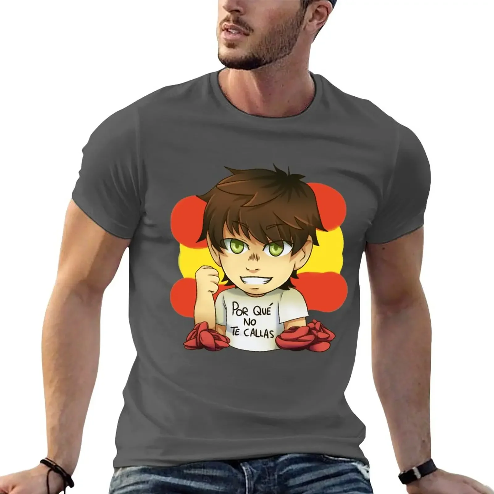 Por qué no te callas T-Shirt vintage graphic tee tops graphic t shirts baggy shirts mens graphic t-shirts funny