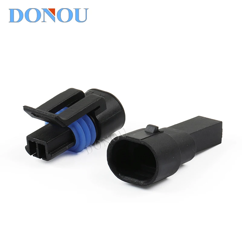 DJ7022Y-1.5-21 Automotive Electronic Fuel Injection/Water Temperature Sensor Plug 2-hole Male and Female Connector 1-12162193
