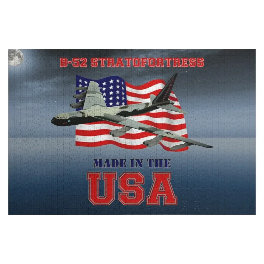 B-52 Stratofortress Made in the USA Jigsaw Puzzle Photo Personalized Gifts Personalized Puzzle