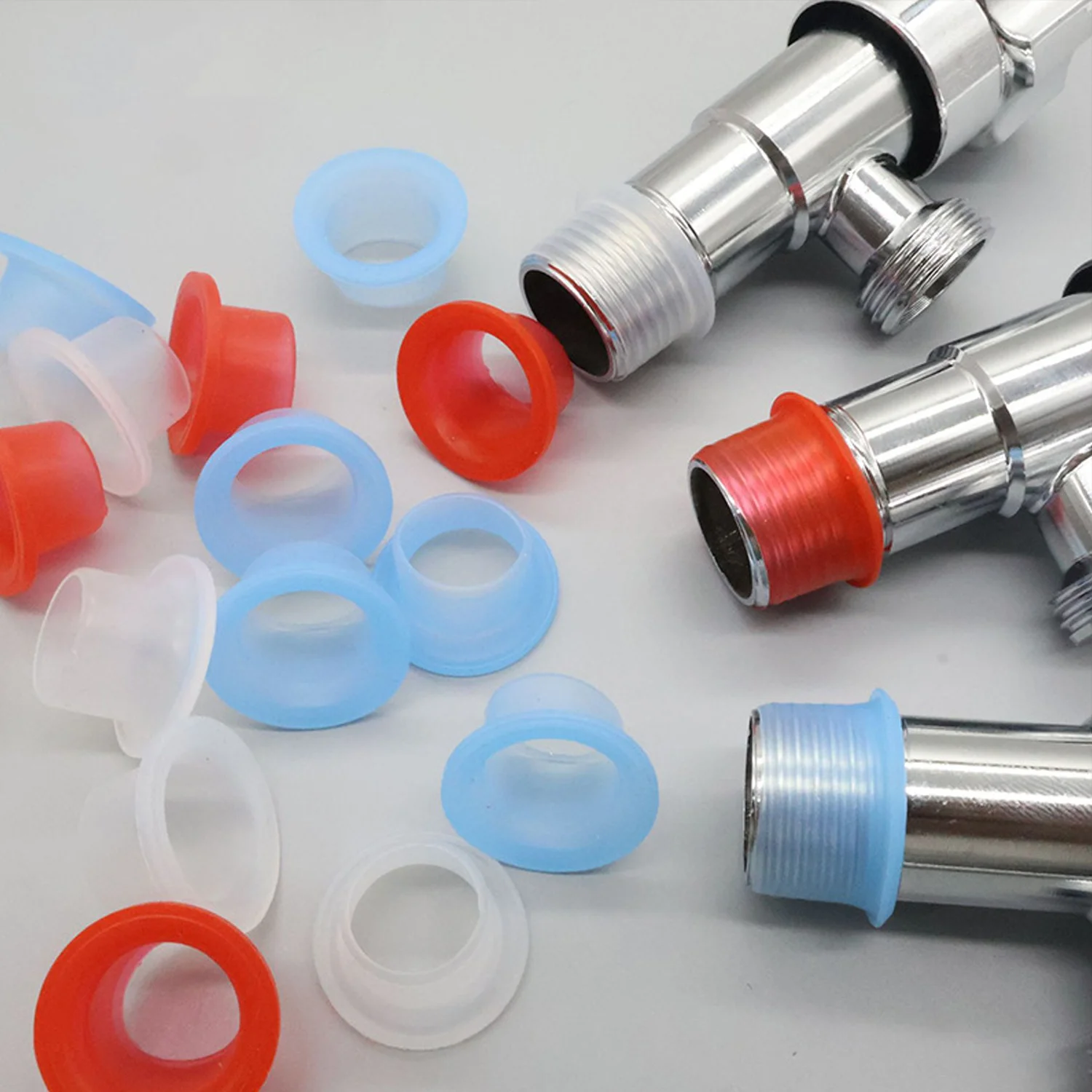 10-300pcs Universal Silicone Faucet Leak-Proof Sealing Gasket O Ring Hose Repair Kit Silicone Plug Valve Pipe Washer Seamless