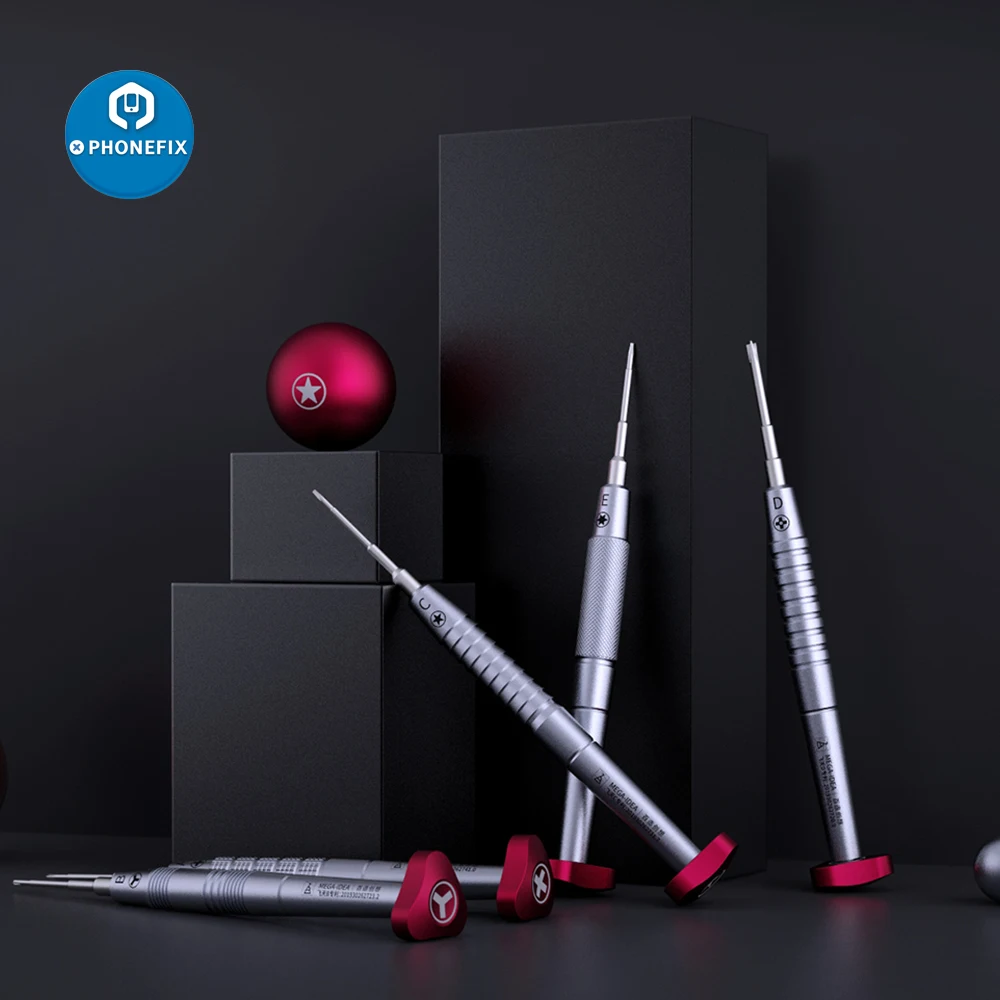 Отвертка Qianli Магнитная 2D отвертка для ремонта электроники Torx T2 Y0.6 выпуклый крест Pentalobe Открытие Ремонт инструмента для iPhone