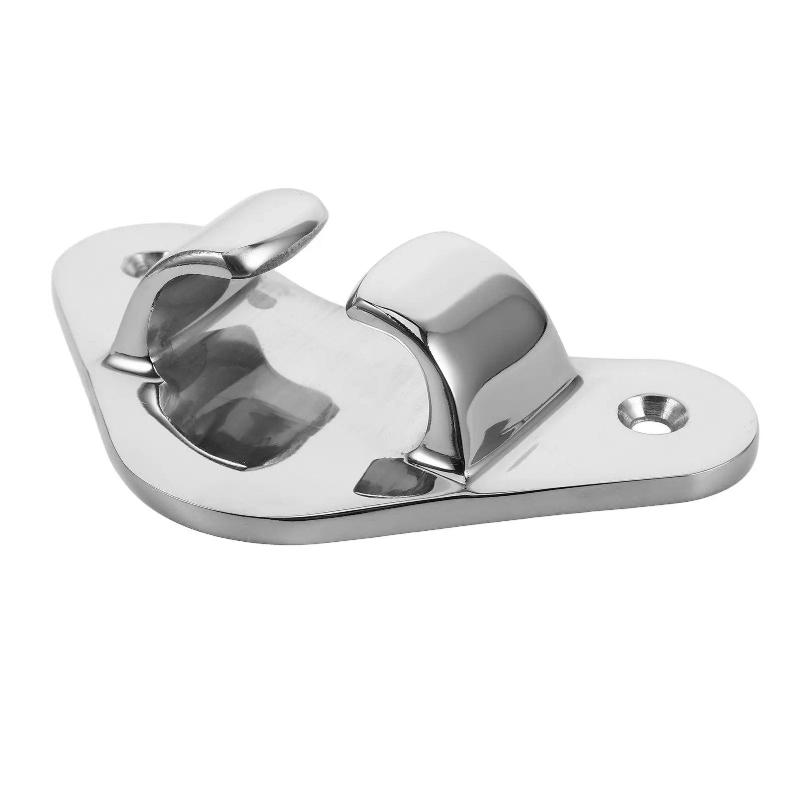 Stainless Steel Marine Boat Cleat Triangular Rope Cleat for Yacht Mooring Chock Weather Resistant Sturdy Corrosion
