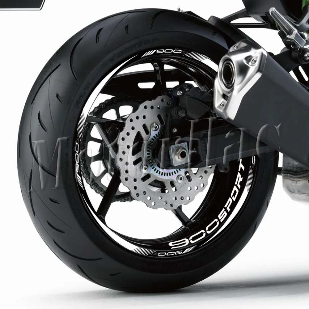 Motorrad-Felgenaufkleber Reflektierende Nabenstreifen-Aufkleber Zubehör Wasserdicht Für Z900 z 900 – Detail 4