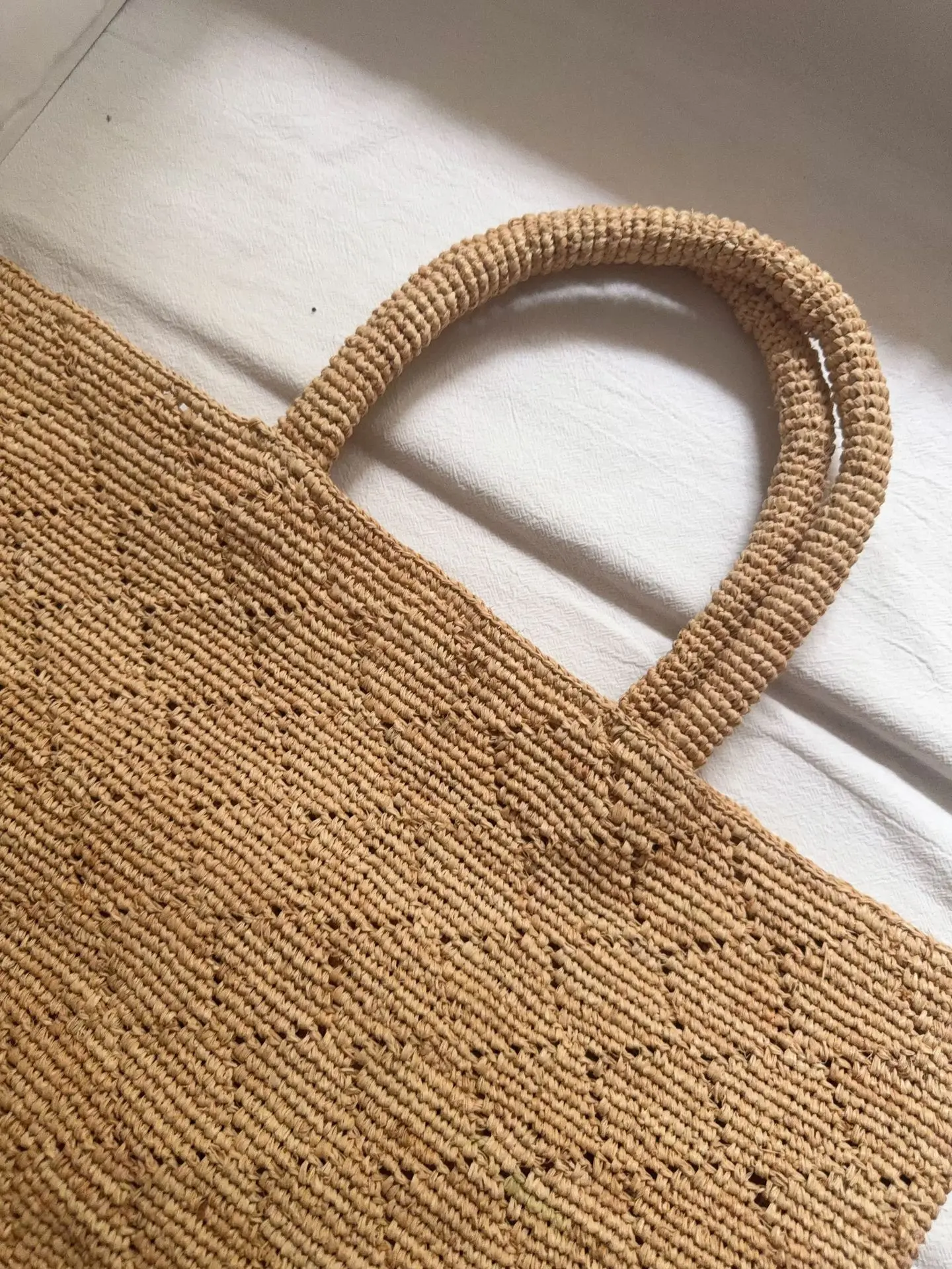Fashion Style Ins Crochet Hand - Crochet Bag Raffia ulasan dan harga