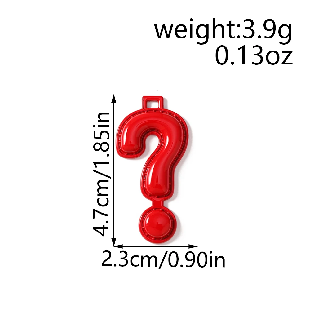 Tusember 5 Stück 51mm Niedliche Metall-Emaille 26 A-Z Alphabet Buchstaben Charms Anhänger für Schmuckherstellung Ohrringe Halsketten DIY Bastelarbeiten – Detail 16