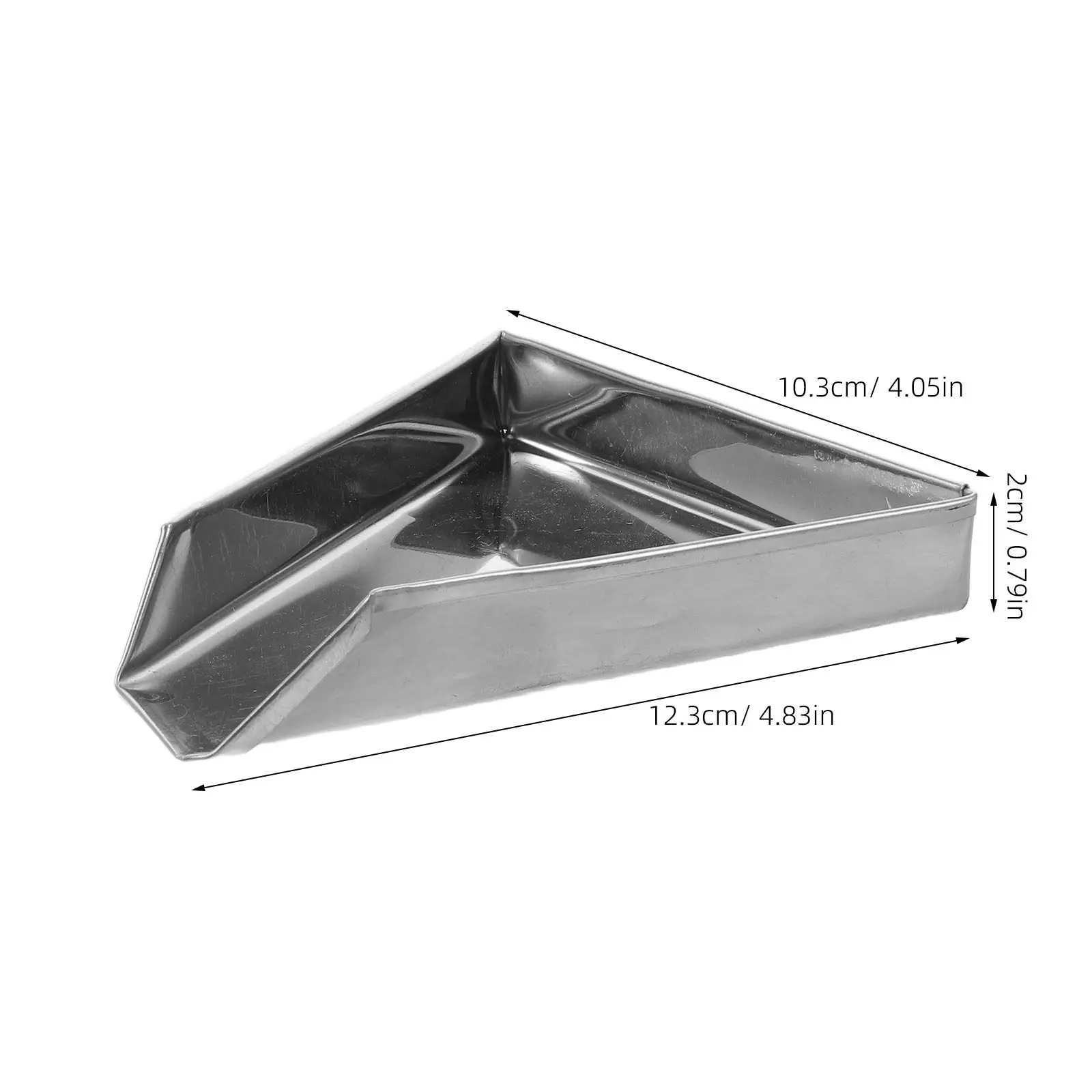 Pharmacy Pill Dispensing Tray Triangular Stainless Steel Medicine Counter Clinic Sorting Pan Hospital Medication Management