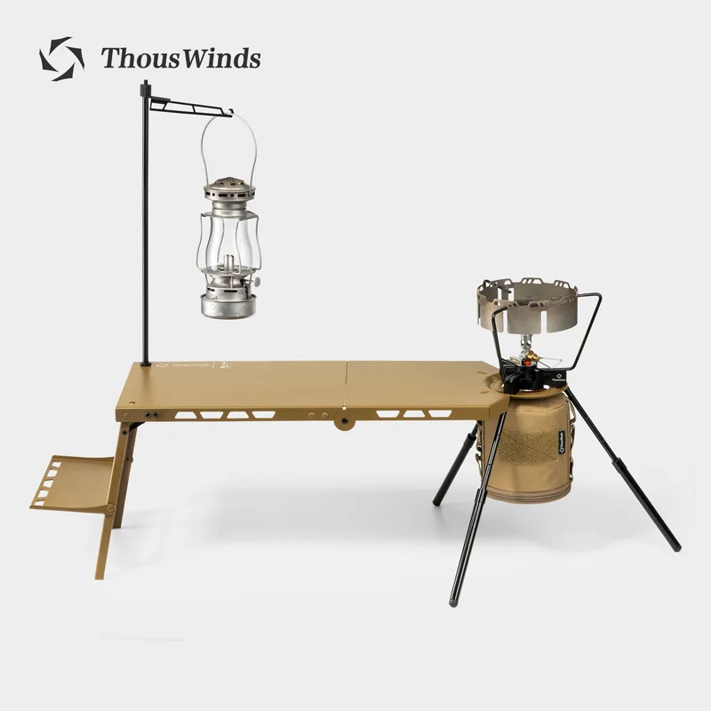 Thous Winds Camping Gas Tank Stove Base Holder, Gas Tank Stabilizer Shelf Stand, Gas Canister Tilting Prevention Tripod Stand