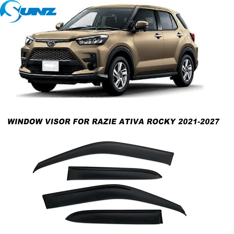 

Дефлекторы боковых окон для Toyota Raize Ativa Rocky 2021-2027: Ветровики, защита от солнца и дождя