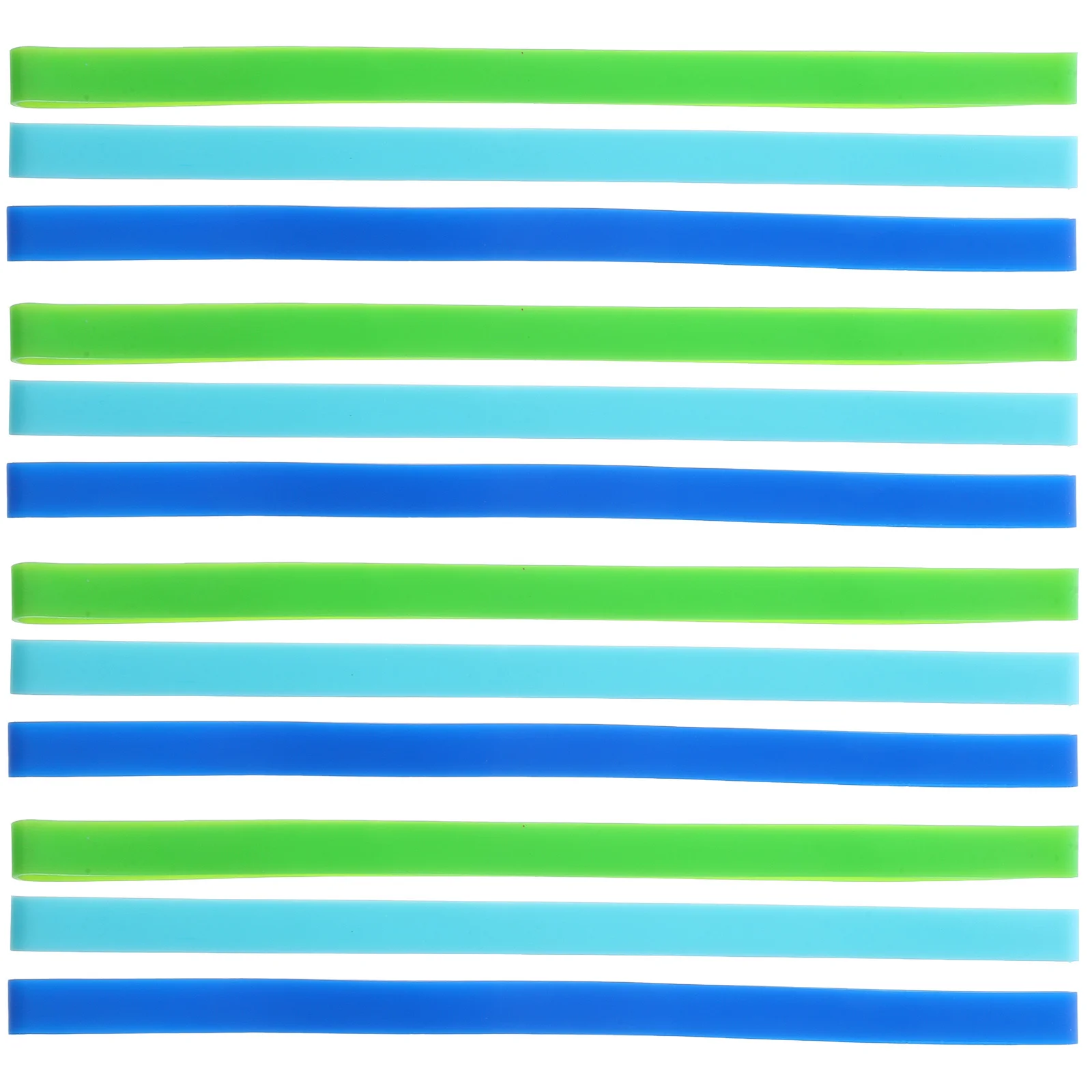 12 قطعة الأربطة المطاطية سيليكون 20 سنتيمتر مرنة شقة علب الاغذية الأشرطة بينتو اكسسوارات أربطة مرنة ل أجهزة الكمبيوتر المحمولة ملفات بطاقات #2