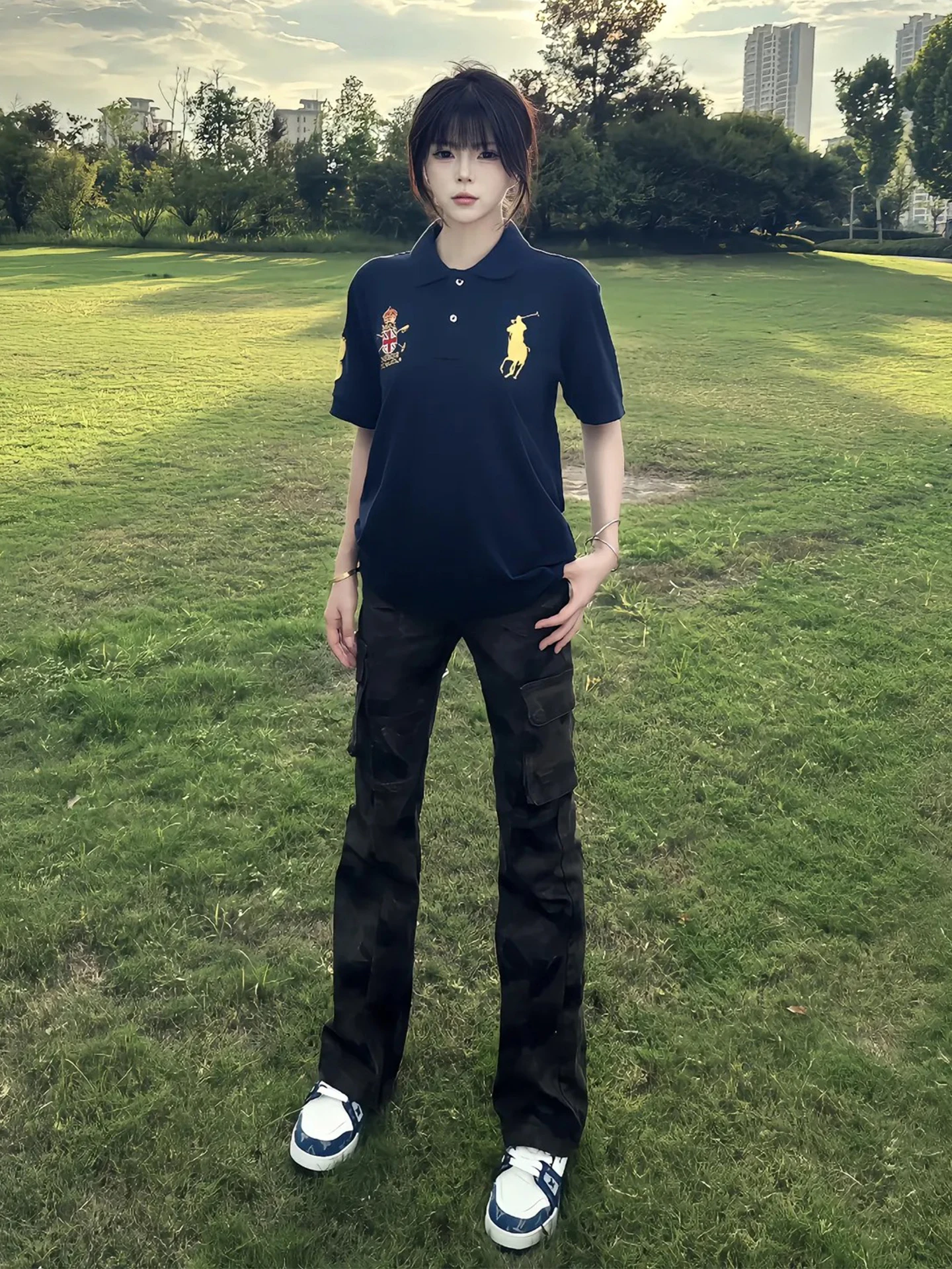 

Американские камуфляжные джинсы для мужчин: удлиненные, прямые, слегка расклешенные, в стиле рабочей одежды, молодежные, модные