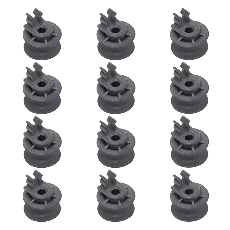 12 Pack 4581DD3002A Upper Dishrack Roller Wheels For LG Dishwasher Replacement Parts For LG Dishwasher Ldf6920st Ldf6920bb