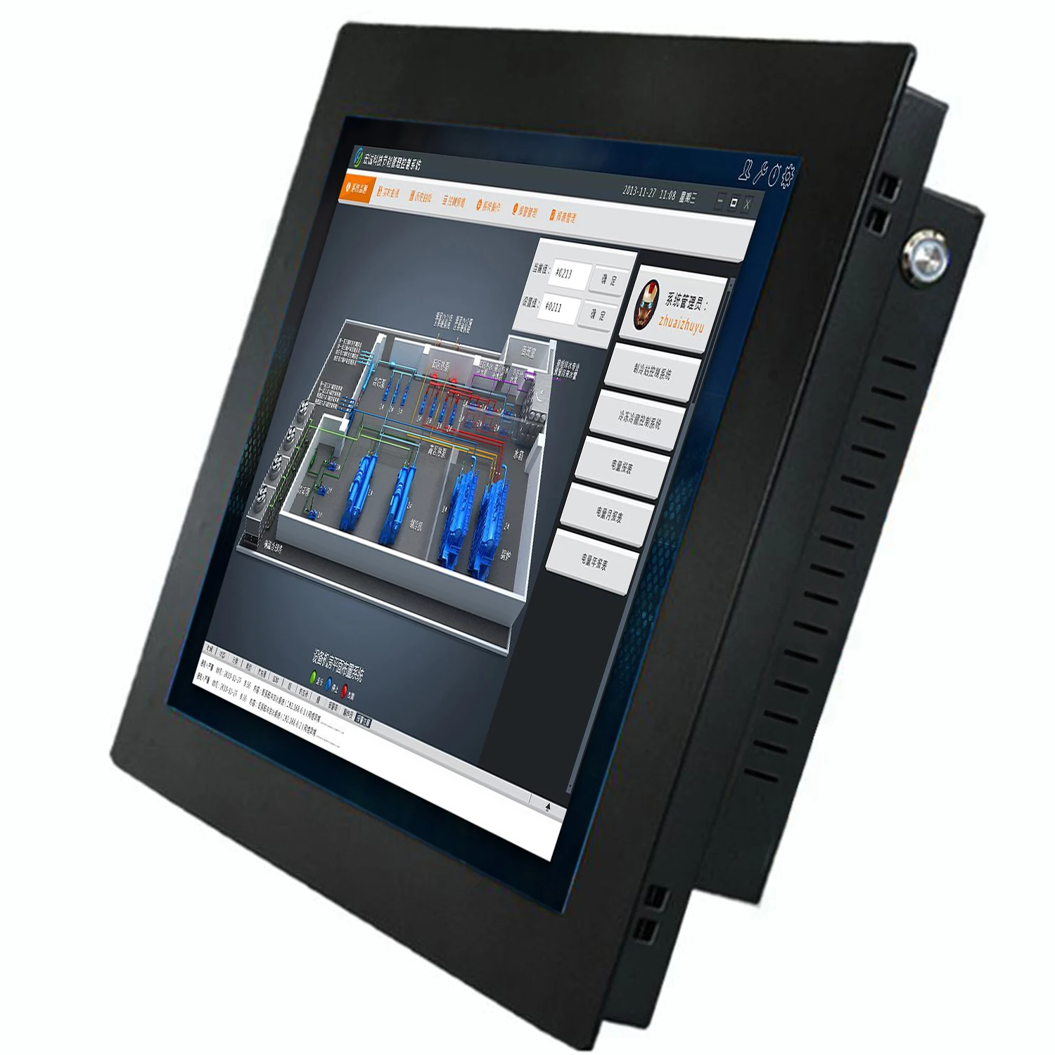 17 inch industrial mini tablet all-in-one computer with resistive touch screen panel pc built-in wifi for win10 Pro 1280*1024