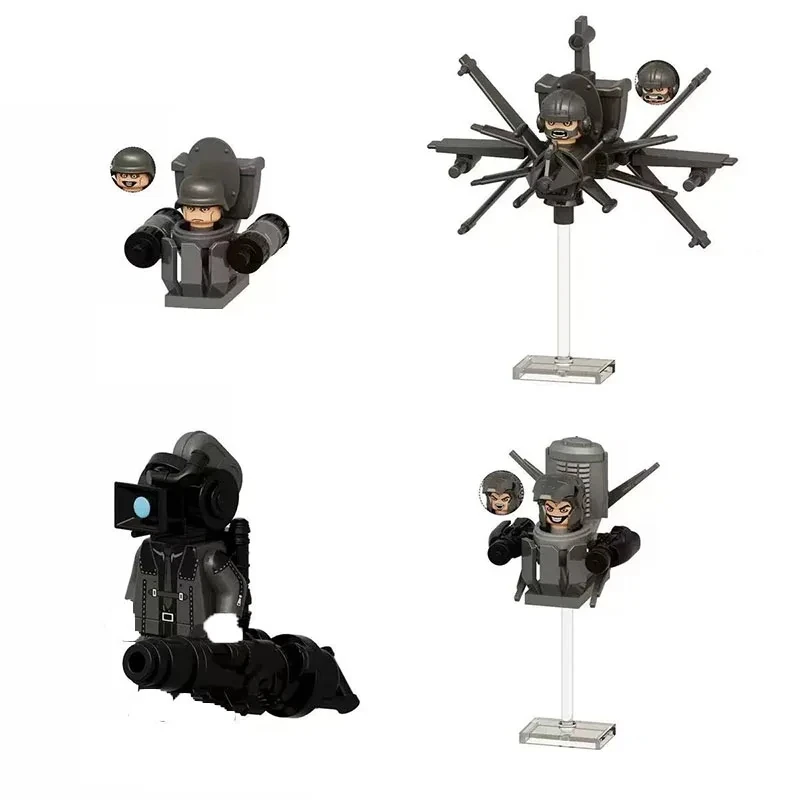 2026 Nieuwe Skibidi Toilet Man Figuren Blokken TvMan Titan Cameraman Speakerman Puzzle Stenen Actiefiguren Model Speelgoed Verjaardagscadeau