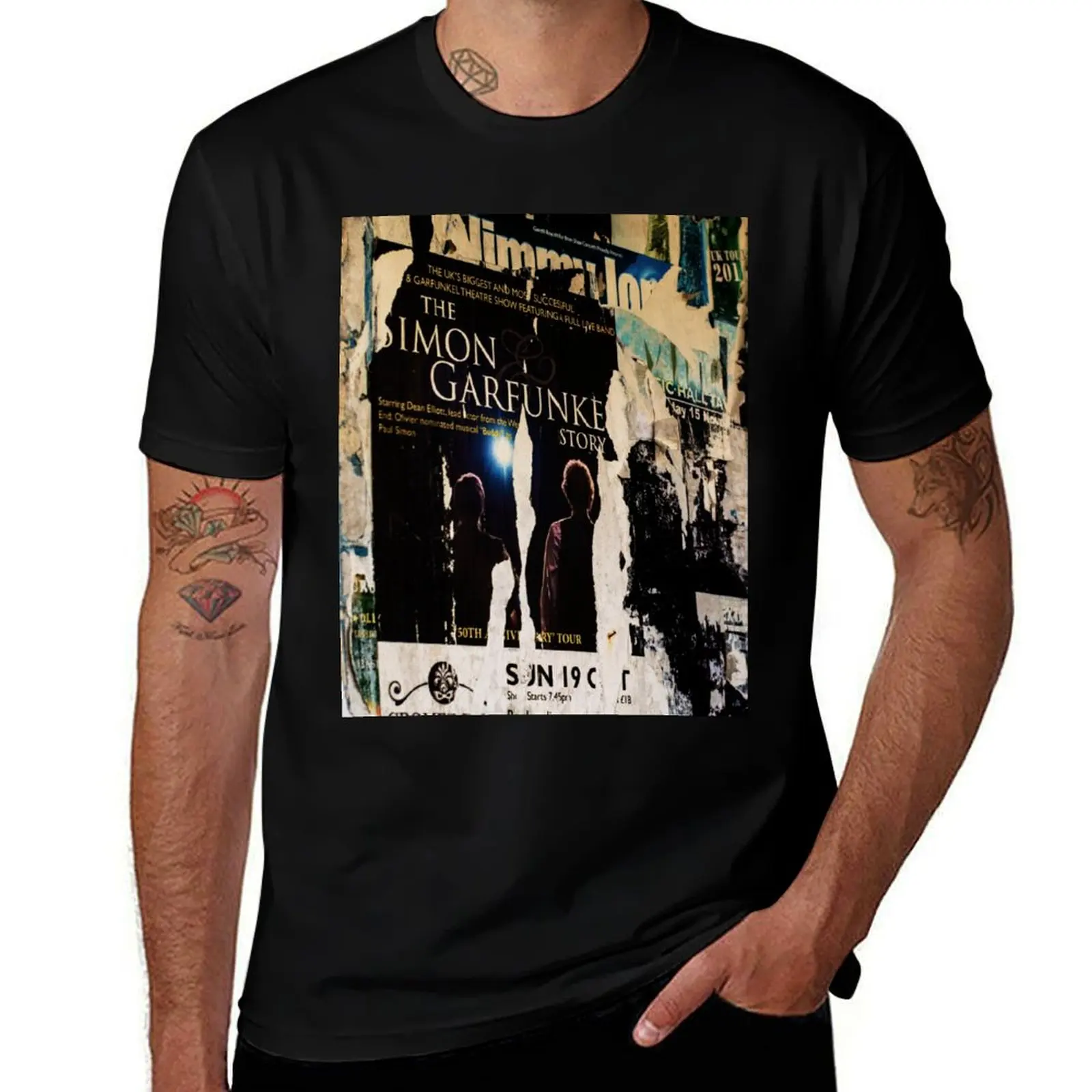 

white t man pack for summer t shirts for shirt Poster man t for cotton pack man shirts & Simon T-Shirt Garfunkel Ripped